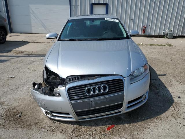 WAUDF78E56A040924 - 2006 AUDI A4 2.0T QUATTRO SILVER photo 5