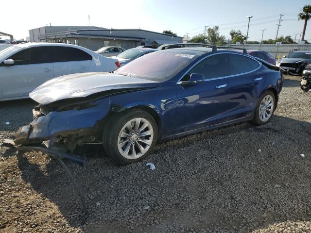 5YJSA1E27LF361351 - 2020 TESLA MODEL S BLUE photo 1