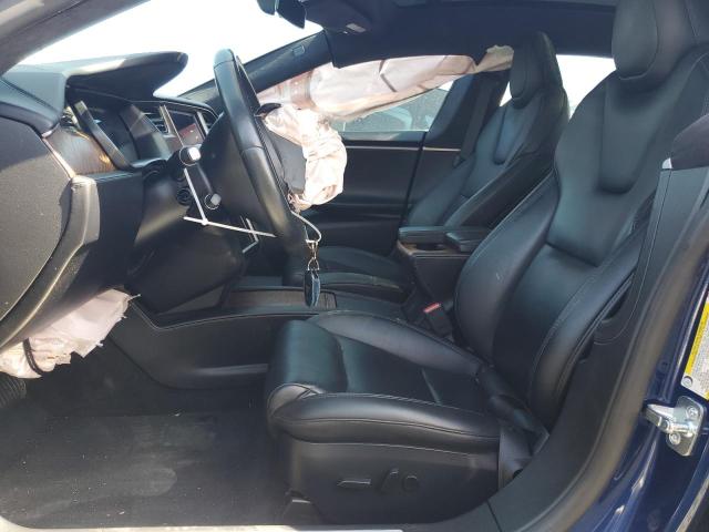 5YJSA1E27LF361351 - 2020 TESLA MODEL S BLUE photo 7