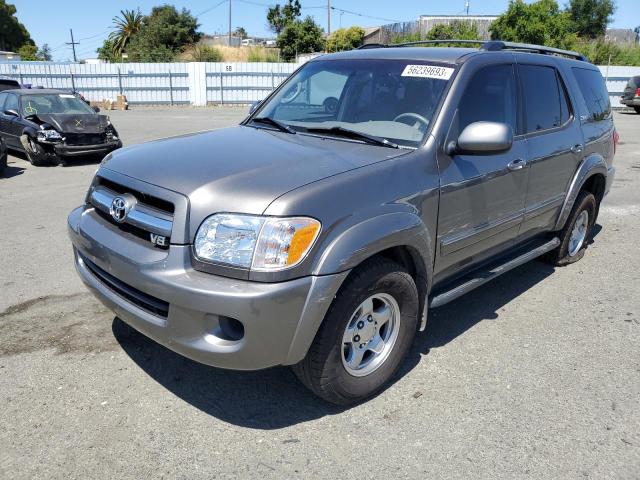 5TDZT34A05S239488 - 2005 TOYOTA SEQUOIA SR5 GRAY photo 1