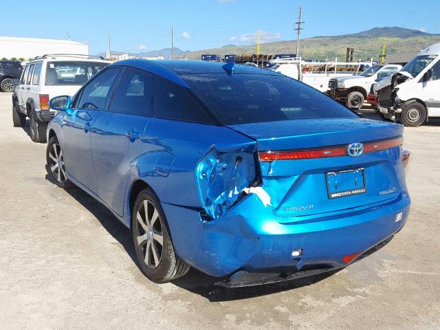 JTDBVRBD1HA001078 - 2017 TOYOTA MIRAI  photo 3