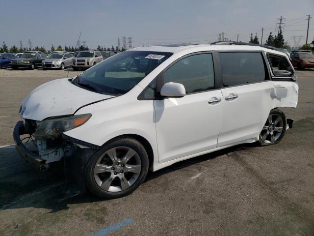 5TDXK3DC9ES519261 - 2014 TOYOTA SIENNA SPORT WHITE photo 1