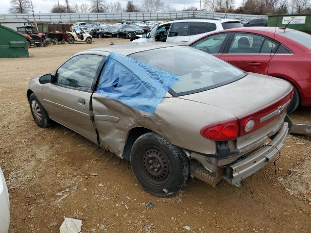 1G1JC12F037342992 - 2003 CHEVROLET CAVALIER TAN photo 2