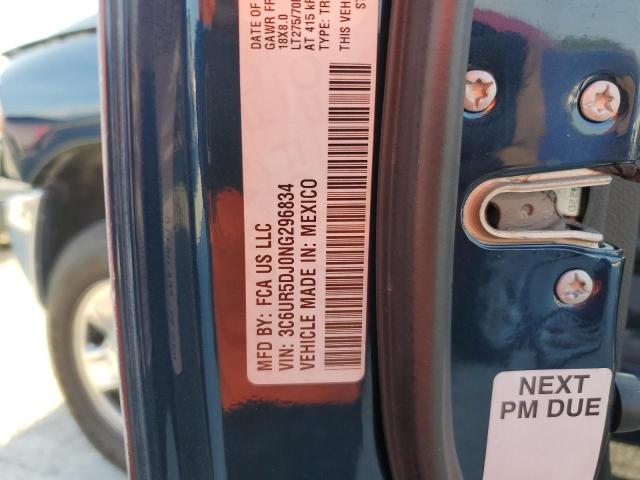 3C6UR5DJ0NG296834 - 2022 RAM 2500 BIG HORN/LONE STAR BLUE photo 12