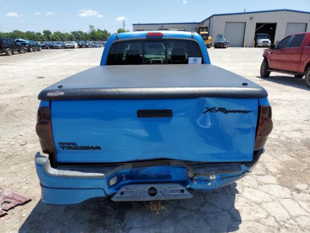 5TETU22NX6Z200284 - 2006 TOYOTA TACOMA X-RUNNER ACCESS CAB BLUE photo 6