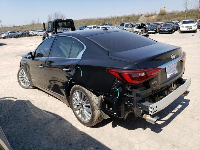 JN1EV7BR8MM755295 - 2021 INFINITI Q50 LUXE BLACK photo 2