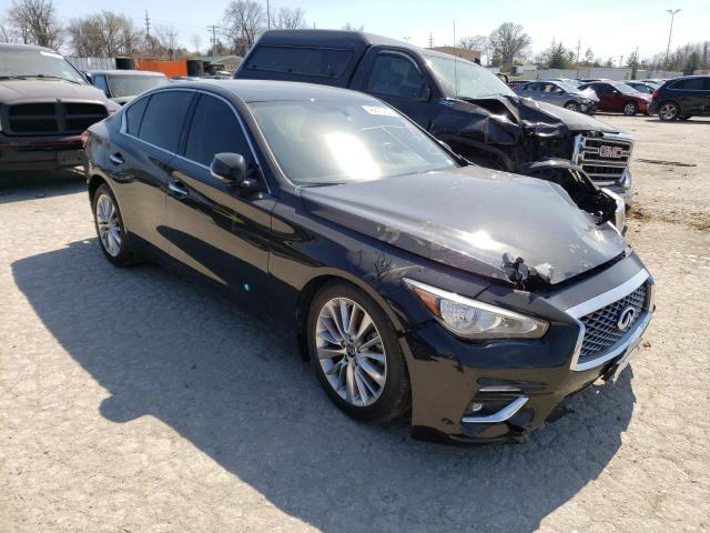 JN1EV7BR8MM755295 - 2021 INFINITI Q50 LUXE BLACK photo 4