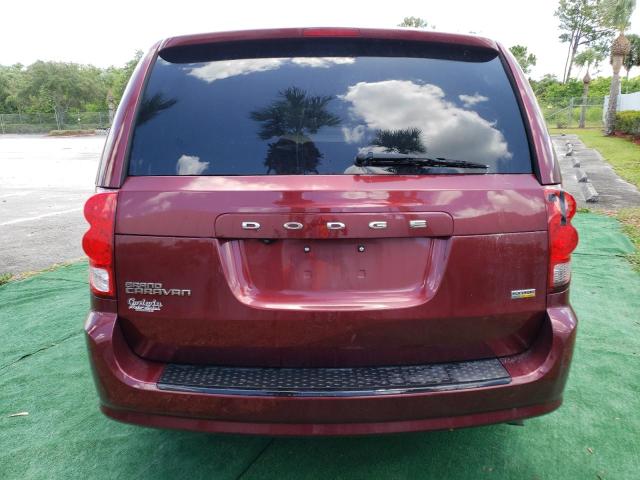 2C4RDGBG3JR206421 - 2018 DODGE GRAND CARA SE BURGUNDY photo 6