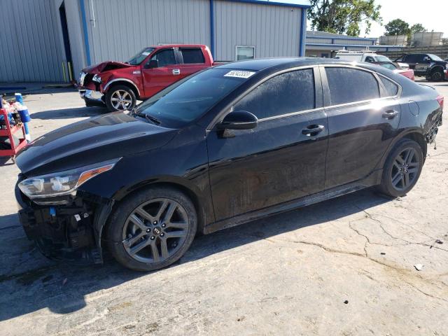 3KPF34AD1ME340264 - 2021 KIA FORTE GT LINE BLACK photo 1