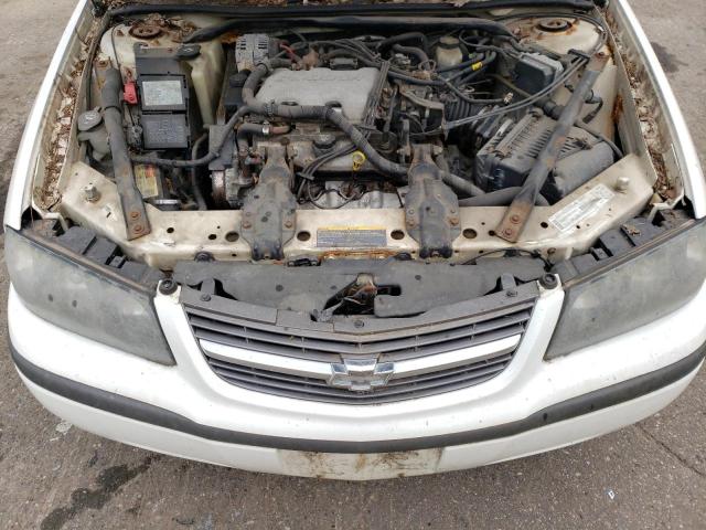 2G1WF52E839361087 - 2001 CHEVROLET IMPALA WHITE photo 7