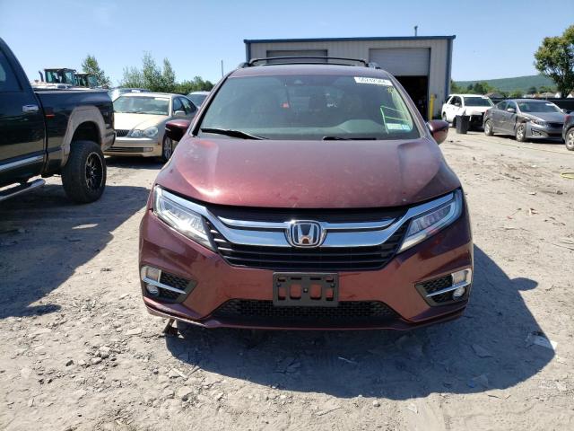 5FNRL6H80JB010249 - 2018 HONDA ODYSSEY TOURING MAROON photo 5