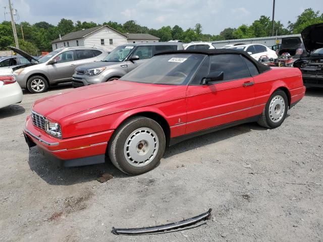 1G6VS3380NU126557 - 1992 CADILLAC ALLANTE RED photo 1