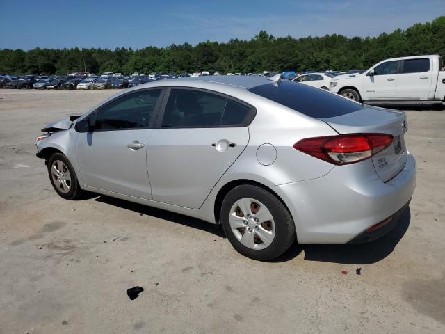 3KPFK4A75HE115199 - 2017 KIA FORTE LX SILVER photo 2