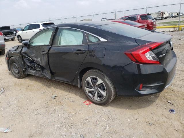 19XFC2F66LE017907 - 2020 HONDA CIVIC LX BLACK photo 2