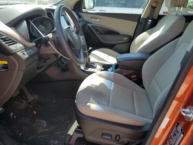 5XYZUDLB4JG520665 - 2018 HYUNDAI SANTA FE S ORANGE photo 7