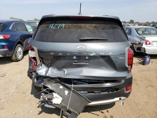 KM8R2DHE3NU368726 - 2022 HYUNDAI PALISADE SEL CHARCOAL photo 6