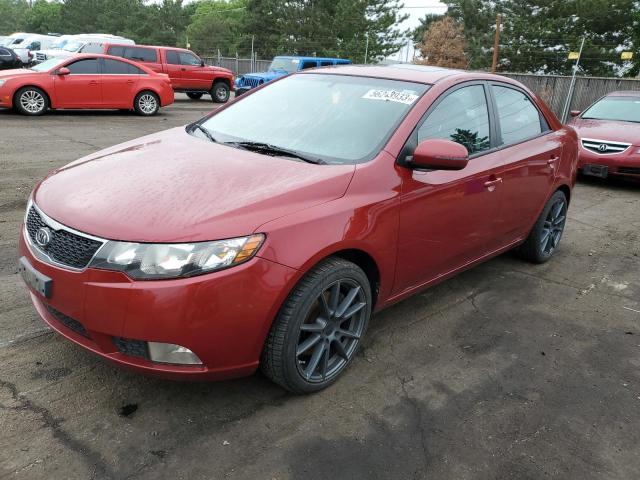 KNAFW4A34C5585565 - 2012 KIA FORTE SX RED photo 1