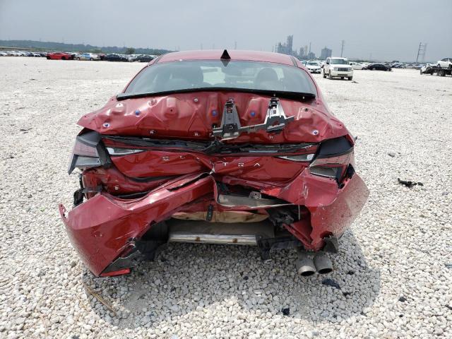 KMHLR4AF8MU138618 - 2021 HYUNDAI ELANTRA N LINE RED photo 6