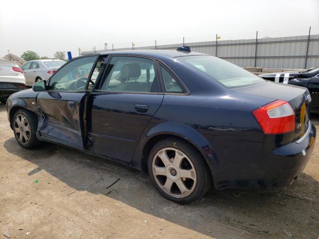 WAULC68E54A222988 - 2004 AUDI A4 1.8T QUATTRO BLUE photo 2