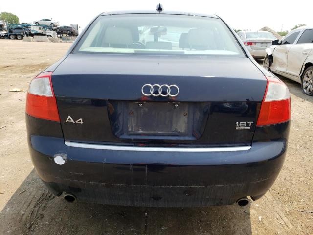 WAULC68E54A222988 - 2004 AUDI A4 1.8T QUATTRO BLUE photo 6