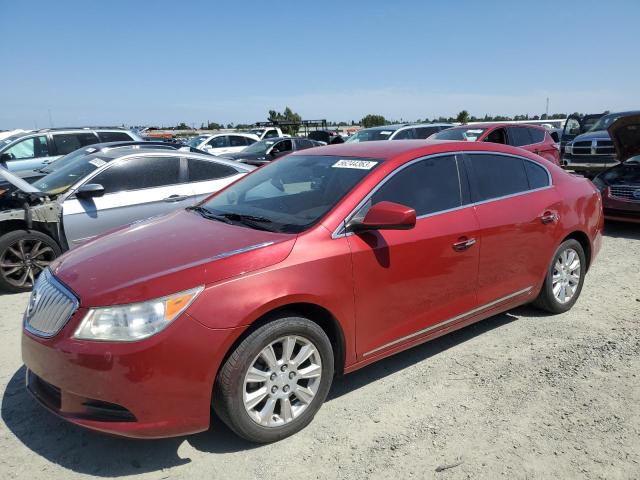 1G4GB5ERXCF274395 - 2012 BUICK LACROSSE CONVENIENCE RED photo 1