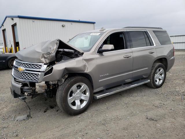 1GNSKBKC2JR103172 - 2018 CHEVROLET TAHOE K1500 LT GRAY photo 1