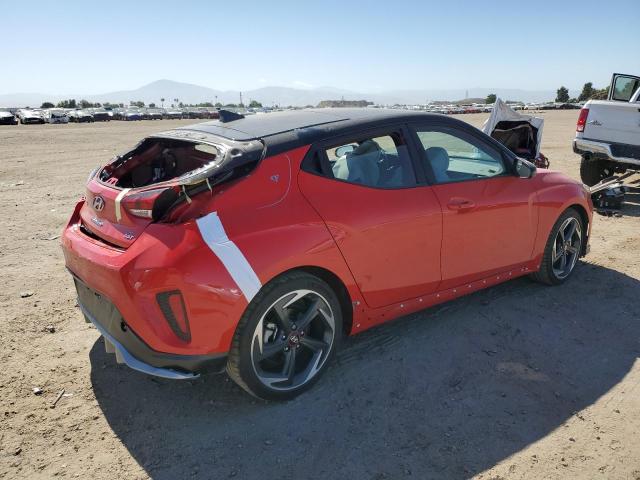 KMHTH6AB7KU007060 - 2019 HYUNDAI VELOSTER TURBO RED photo 3