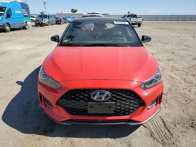 KMHTH6AB7KU007060 - 2019 HYUNDAI VELOSTER TURBO RED photo 5