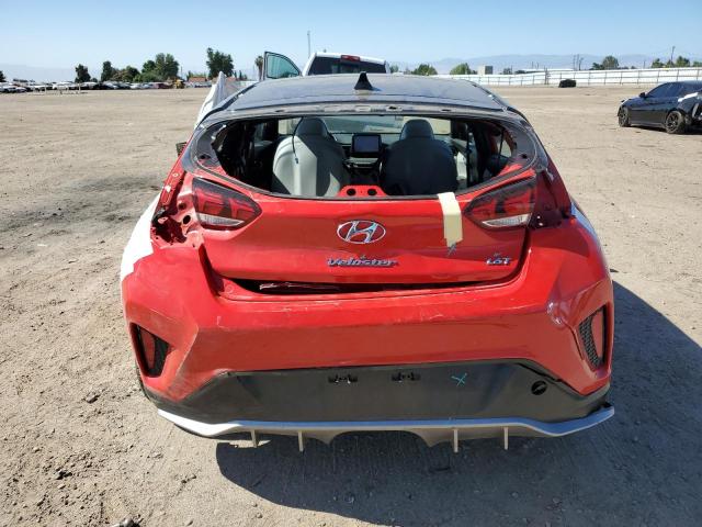 KMHTH6AB7KU007060 - 2019 HYUNDAI VELOSTER TURBO RED photo 6