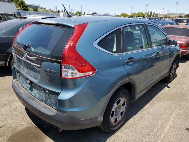 2HKRM4H31EH654811 - 2014 HONDA CR-V LX BLUE photo 3