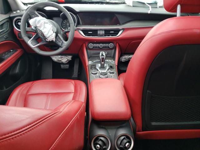 ZASPAKBN5M7D10455 - 2021 ALFA ROMEO STELVIO TI WHITE photo 8