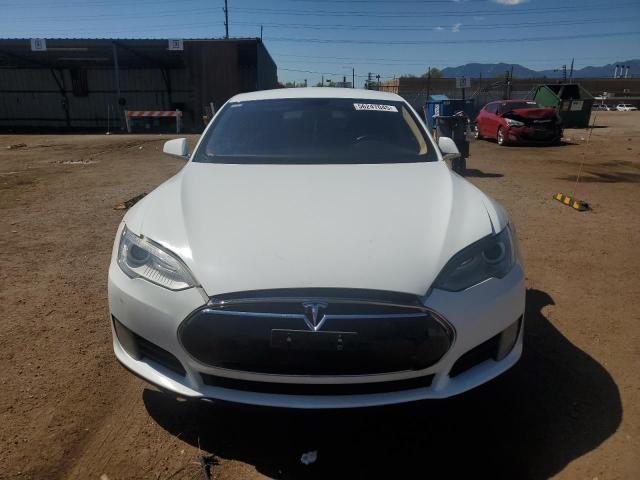 5YJSA1AG3DFP11108 - 2013 TESLA MODEL S WHITE photo 5