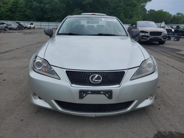 JTHBE262382013516 - 2008 LEXUS IS 350 SILVER photo 5