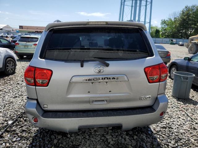 5TDBY5G11DS091456 - 2013 TOYOTA SEQUOIA SR5 SILVER photo 6