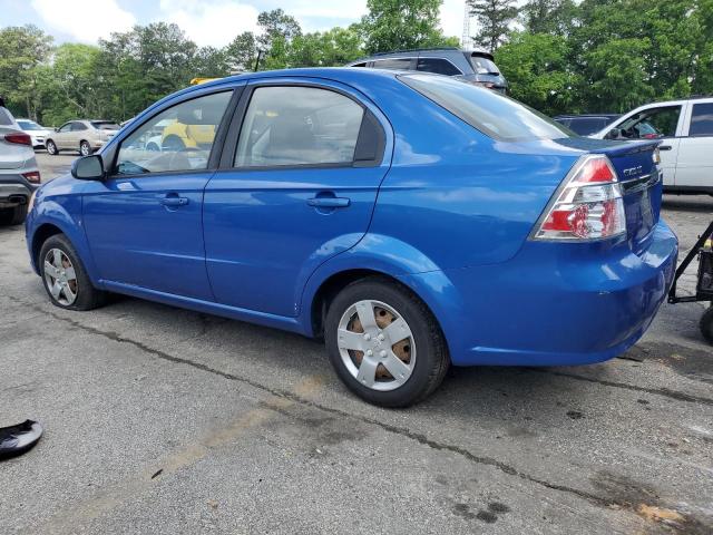 KL1TD56E29B637661 - 2009 CHEVROLET AVEO LS Mavi foto 2