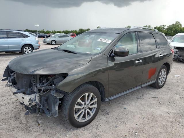 5N1AR2MNXFC617274 - 2015 NISSAN PATHFINDER S BLACK photo 1