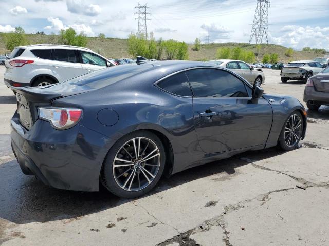 JF1ZNAA12F8707784 - 2015 TOYOTA SCION FR-S CHARCOAL photo 3