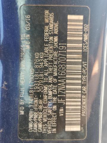 JF1ZNAA16G8707191 - 2016 TOYOTA SCION FR-S ლურჯი ფოტო 12