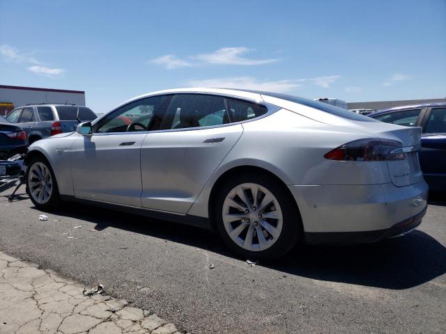 5YJSA1H15FF080706 - 2015 TESLA MODEL S 85 GRAY photo 2