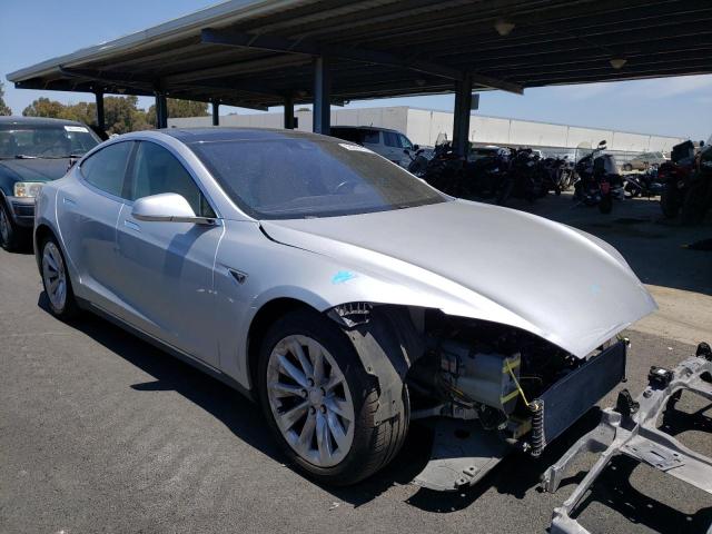 5YJSA1H15FF080706 - 2015 TESLA MODEL S 85 GRAY photo 4