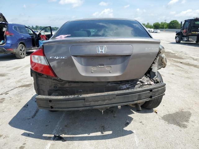 2HGFB2F85CH500976 - 2012 HONDA CIVIC EX GRAY photo 6