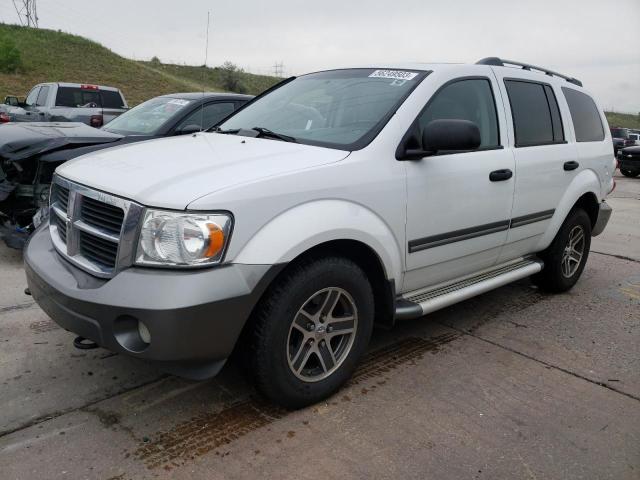 1D8HB68258F134440 - 2008 DODGE DURANGO ADVENTURER WHITE photo 1