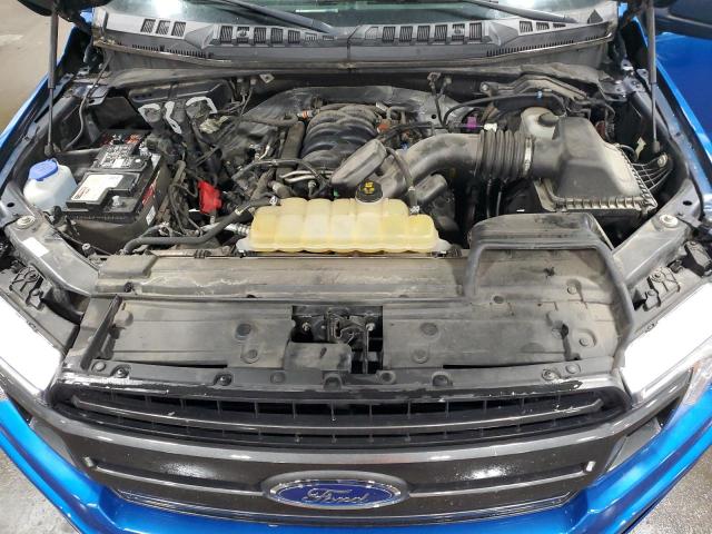 1FTEW1E53KFB60145 - 2019 FORD F150 SUPERCREW BLUE photo 11