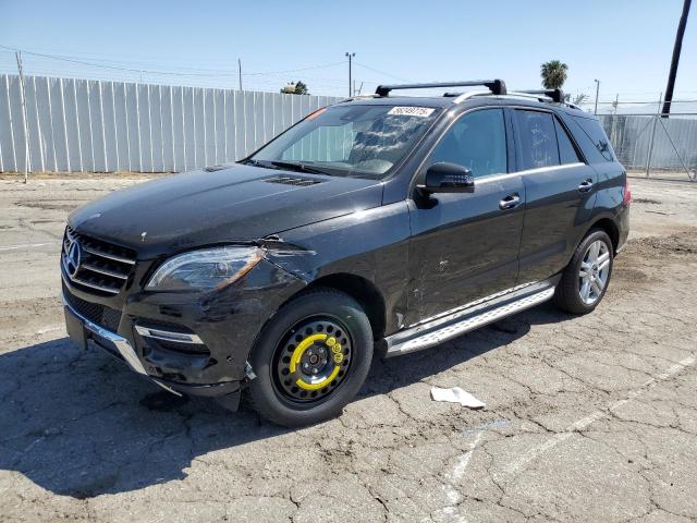 4JGDA5HB2EA422947 - 2014 MERCEDES-BENZ ML 350 4MATIC BLACK photo 1