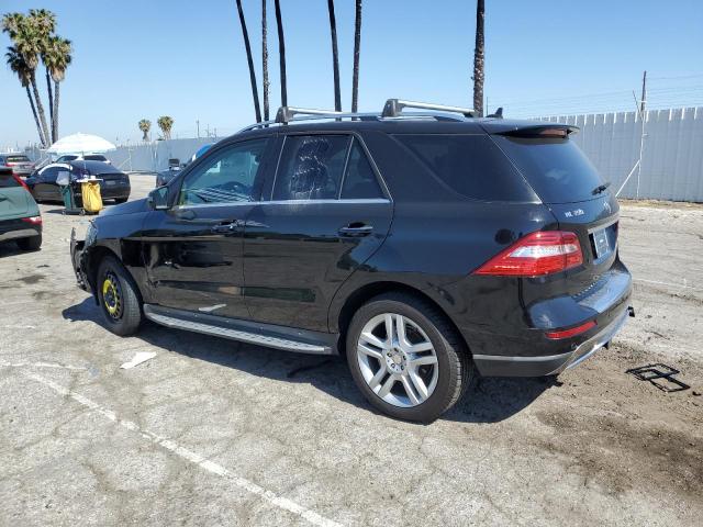 4JGDA5HB2EA422947 - 2014 MERCEDES-BENZ ML 350 4MATIC BLACK photo 2