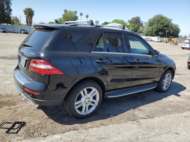 4JGDA5HB2EA422947 - 2014 MERCEDES-BENZ ML 350 4MATIC BLACK photo 3
