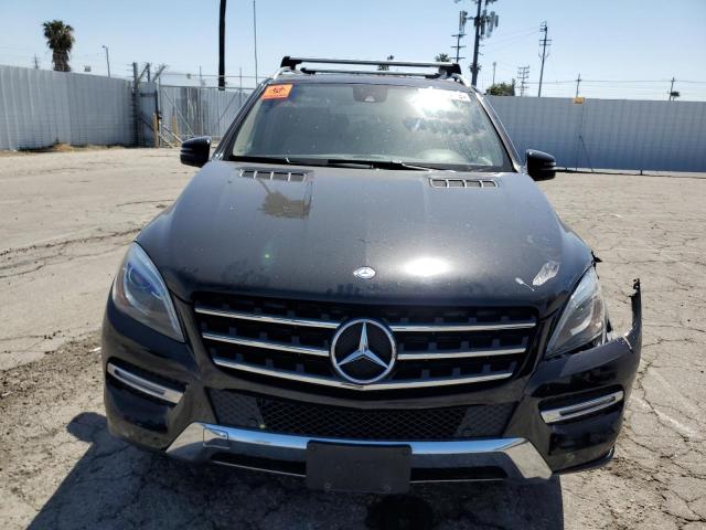 4JGDA5HB2EA422947 - 2014 MERCEDES-BENZ ML 350 4MATIC BLACK photo 5