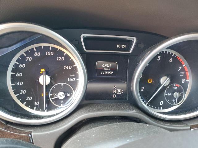 4JGDA5HB2EA422947 - 2014 MERCEDES-BENZ ML 350 4MATIC BLACK photo 9