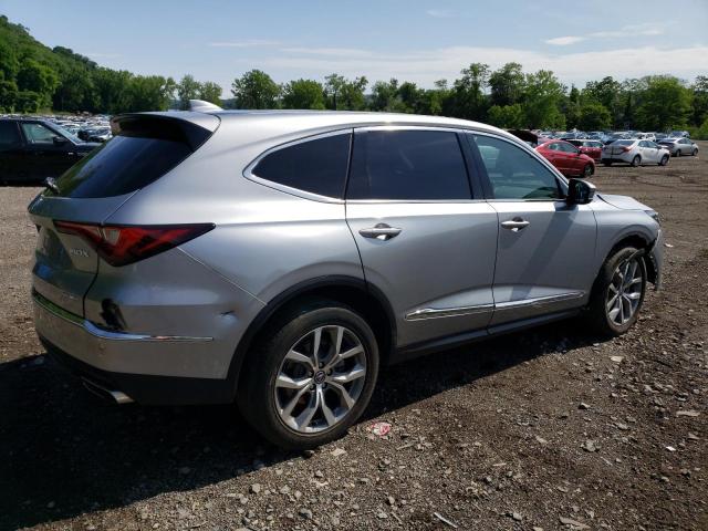 5J8YE1H43NL041909 - 2022 ACURA MDX TECHNOLOGY SILVER photo 3