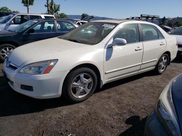 JHMCN36537C001525 - 2007 HONDA ACCORD HYBRID WHITE photo 1